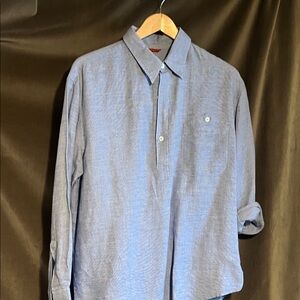 Barena Casual Blue Button Down Shirt